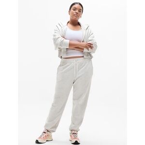 NWT! Athleta - Forever Fleece Mid Rise Jogger - Fog Grey Heather - Size Large